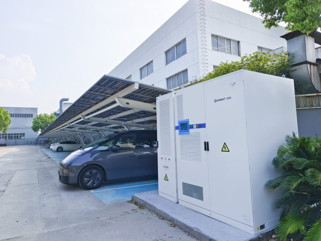 Garagem fotovoltaica Sunket